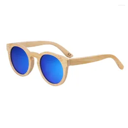 Sunglasses BerWer Fashion Wooden Bamboo Men Women Eyewear Sun Glasses Handmade Sunglass