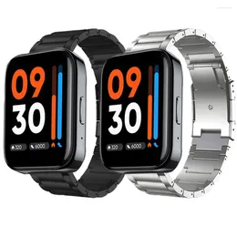 Watch Bands Titanium Strap For Realme S Pro Band 3 Replace Metal 20/22mm Wrist Business Watchband Bracelet Accessorie