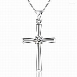 Pendant Necklaces Simple Design Cross Pendants For Women Fashion Catholic Jewellery