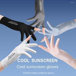 Cycling Gloves 1 Pair Sexy Thin Touch Screen Outdoor Driving Mitten Sunscreen Sun Protection