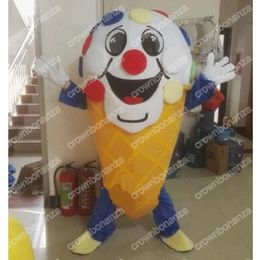 Super Cute Sweet Ice Cream Mascot Costumes Halloween Cartoon Character Outfit Suit Xmas Outdoor Party Outfit Unisex Promotional Advertising Clothings