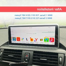 Freeshipping 1025" Android 10 Car DVD Multimedia Player For BMW Series 1 F20 2011-2014 Series 2 F22 2013-2017 NBT Autoradio GPS N Cdmd