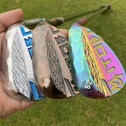 new Golf Wedges ITOBORI MTG Copper or Silver or Rainbow 48/50/52/54/56/58/60 Degree Club Silver Steel Shaft