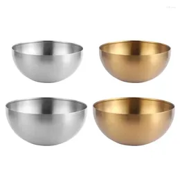 Bowls Durable Metal Fruit Salad Perfect For And Cold Double Wall Stainless Steel Easy To Use Clean