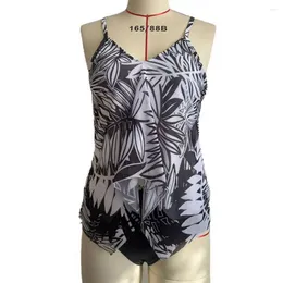 Women's Swimwear Attractive Women Swimsuit Breathable Skin-touch Flower Print Style Split Comfy Bikini Accessories