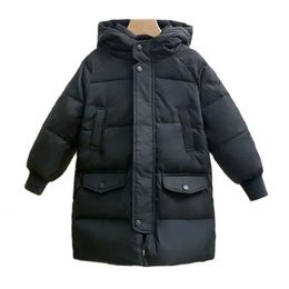 Down Coat Winter Kids Girls Long Coats Children Boys Jackets Fashion Thick Hooded White Duck Down Snowsuit 2-14Y Teenagers Overcoat Parkas 231113