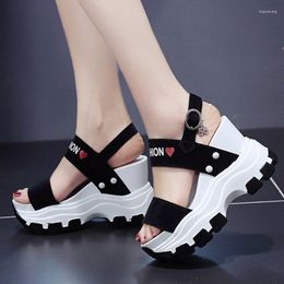 Sandals Summer Women Platform Female Wedges Comfortable Shoes For Fish Toe Outdoor Height Increase Sandalia 2023