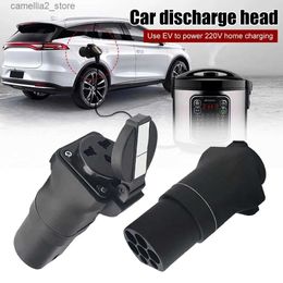 Electric Vehicle Accessories Universal EV Male Power Supply Conversion Socket For IEC 62196 EV RV Scooter Type 2 To Charging Socket Outlet Car Accessories Q231113