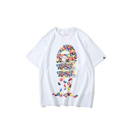 BapeMen T-shirt Designer T shirt Brand Mens T shirts Causal Cotton Tees Fashion Design shorts sleeve US Size S-XXL