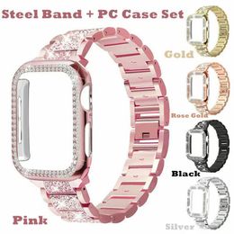 Suitable for iwatch9/8/7 Apple watch with applewatch modified case 4/5/6/SE stainless steel