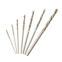 Freeshipping Mini Diamond Twist Drill Bit HSS 08/1/12/15/2/25/3mm For Electric Drill Bits Set Jewellery Power Tools 7Pcs/lot Heioa