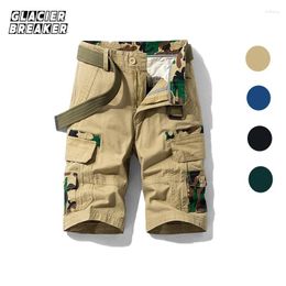 Men's Shorts Summer Casual Youth Fashion Breathable Wrinkle-Resistant With Cotton Zipper Work Outdoors Cargo Pants