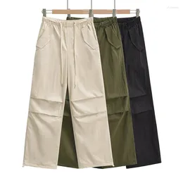 Women's Pants Y2k Clothes Women Army Green Cargo Vintage Loose Wide Leg Korean Style Fashion Parachute Baggy