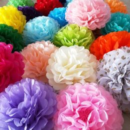 Decorative Flowers Flower For Wedding Decoration Pompoms Birthday Baby Tissue Paper Poms Party Pompom