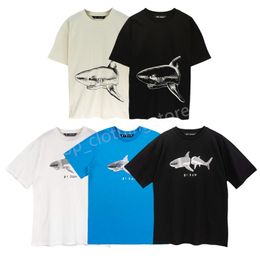 Mens TShirts Palms tshirt Mens women T shirts designer Angle t shirt short sleeve summer fashion brand leisure tee cottons shark print luxury tops clothin