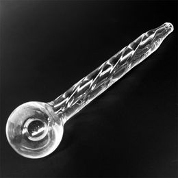 ACOOK Smoking Oil Burner Pipes Glass Burners Bubbler Straight Pyrex Hand Bangers Pipe Dab Rig Tool