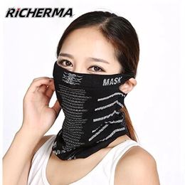 Cycling Caps Masks Unisex Elastic Balaclava Motorcycle Face Mask Summer Anti-UV Riding Face Shields Sports Bandana Scarf Motorcycle Accessories 231108