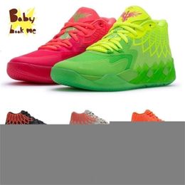 With Box LaMelo Ball MB.01 Climbing Shoes Rick Galaxy Buzz City Black Queen Citys Rock Ridge Red Not From Here Women Kids Sport Sneakers Size