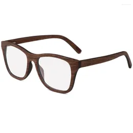 Sunglasses BerWer Walnut Wood Prescription Eyeglasses Frames For Men Women Wooden Optical Glasses Spectacles Eyewear