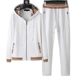 Men's Tracksuits Designer Long Sleeve Full Zipper Suits Track Hoodie Sweatpants Comfortable Fashion Men Suits Size M-4XL5L6J 15UR3DC1ISCMU