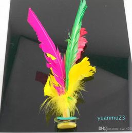 Brand New Colorful Feather Chinese Jianzi Foot Sports Toy Game Kicking Kick Shuttlecock For Outdoor Games 22