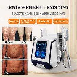 2 IN 1 EMS roller Body Slimming Machine Cellulite Reduction Skin tightening Ems RF Body Sculpt Build Muscle Device Factory Price