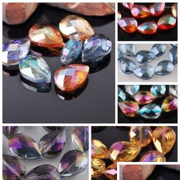 Other Teardrop Faceted Crystal Glass 18X1M 24X17Mm Loose Beads For Jewelry Making Diy Craftsother Toby22 Drop Delivery Dhirl