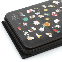 Jewellery Pouches Pin Display Binder Stand Brooch Collection Board Felt For Shops Ladies Birthday Gift Countertop Desktop