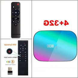 BOX 4GB 128GB 8K Amlogic S905X3 Smart TV Android 90 Dual Wifi 1080P 4K Youtube Set Top Box HK1 BOX PK X96AIR X3 A95XF3 Wopfu