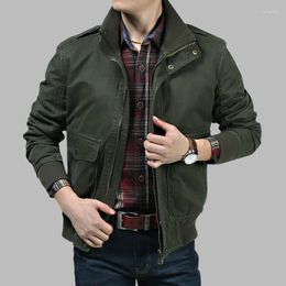 Men's Jackets Military Bomber Jacket Men Autumn Winter Thick Warm Windbreaker Casual And Coats Cotton Jaqueta Masculina Size M-4XL