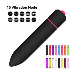 Vibrators 10 Speed Vibration Clit Stimulation Adult Sex Toy Vibrating Jump Love Egg Mini Bullet G Spot Vagina Vibrator for Women Female 231113
