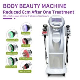 Slimming Machine Spa Equipment 80K Cavitation 7 In 1 Vacuum Rf Loss Weight Device Ultrasonic Led Skin Rekuvenation