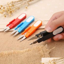 Scissors Yarn Fishing Thread Beading Clipper Sturdy Mini Tool Stainless Steel Tailor Practical Sewing Embroidery Thrum Snips Drop Deli Otex3