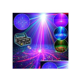 Led Effects Z80Rgr Remote 5 Lenses 80 Patterns Rgrb 4 Laser Blue Mix Stage Lighting Dj Bars Home Party Show Lights Xmas Drop Delivery Otvbm