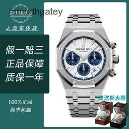 Ap Swiss Luxury Watch Epic Royal Oak Series 26315st Blue Eyes 38mm Precision Steel Automatic Mechanical Watch Complete Set G8uj