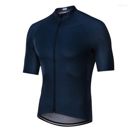 Racing Jackets 2023 Ropa Ciclismo Pro Team Short Sleeve Jersey Summer Green Road Bike Riding Clothing Breathable Black Cycling