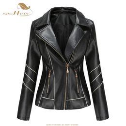 Women's Jackets Women Black Long Sleeve Outerwear Chic Tops SP1203 2023 Vintage Fashion Pockets 4XL Plus Size Coat