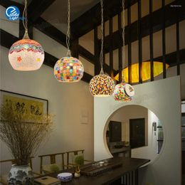 Pendant Lamps Turkish Lights Chandeliers Bar Dining Room Modern Balcony Cafe Retro Glass Hanging Decorative Mediterranean