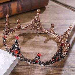 Hair Clips Europe And America Big Crown Baroque Retro Red Dress Accessories Birthday Wholesale