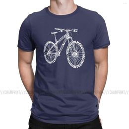 Men's T Shirts Fun Bicycle Amazing Anatomy Mountain Bike T-Shirt Men Shirt Cycling Biking Ride Tee Birthday Present Clothing