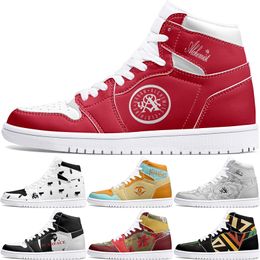 winter autumn Customised Shoes 1s DIY shoes Basketball Shoes damping boys girl 1 Anime Character Customised Personalised Trend Versatile Outdoor Shoes