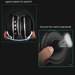 Freeshipping Wireless Headset Bluetooth Headphone Stereo Bass Earphone Support Micro SD Card AUX Radio Microphone Fvdnn