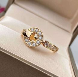 Designer Ring Ladies Rope Knot Luxury with Diamonds Fashion Rings for Women Classic