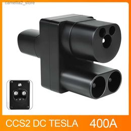 Electric Vehicle Accessories CCS2 to Tesla EV Charger Adapter Max400A 175KW DC500V Electric Vehicle Charging CCS COMBO 2 To TPC Convertor for Teslas Model Q231113