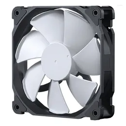 Computer Coolings 120mm/140mm High Static Pressure CPU Cooler Fan 500-2200RPM 12V 4Pin Silent Radiator Chassis Cooling Black White