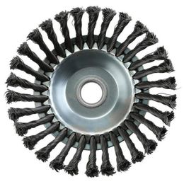 Freeshipping Landscaping Rotary Brush Joint Knot Steel Wire Wheel Brush Disc Power Tool Machines Accessories Vcnmj