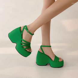 Sandals 2023 Summer Ladies Boho Style Wedge Heel Strap Fashion Comfortable Casual Shoes