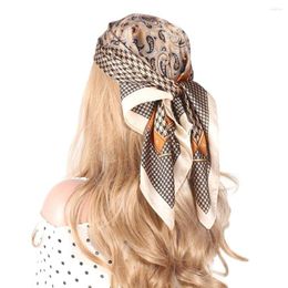 Scarves 2023 Fashion Head Scarf Women Luxury Summer Neck Hair Decorate Headband Designer Scarver Headscarf Small Kerchief Silk Bandana