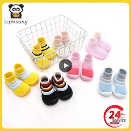 First Walkers 1PCS Baby Shoes Boys Infant Toddler Sneaker Soft Rubber Sole Born Booties Slippers
