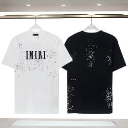 Designer Mens T shirt Men's Shirt Fashion T-shirt Letter Black and White Casual Summer Short Sleeve Men's and Women's Hip Hop Clothing Asian Size M-XXXL